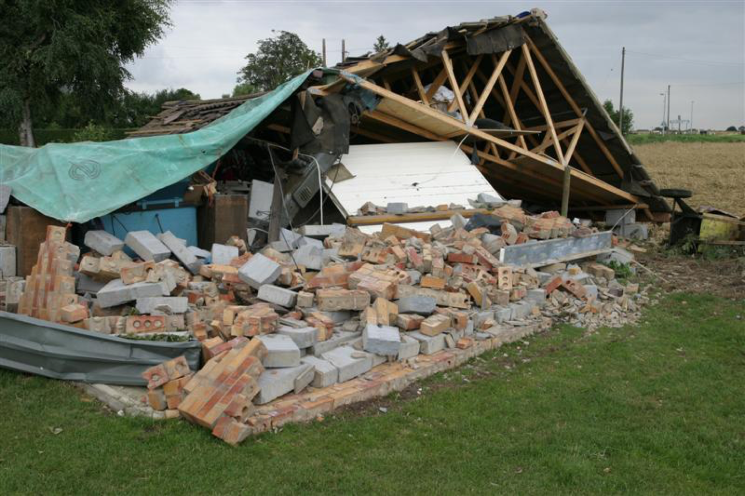 Tornado damage